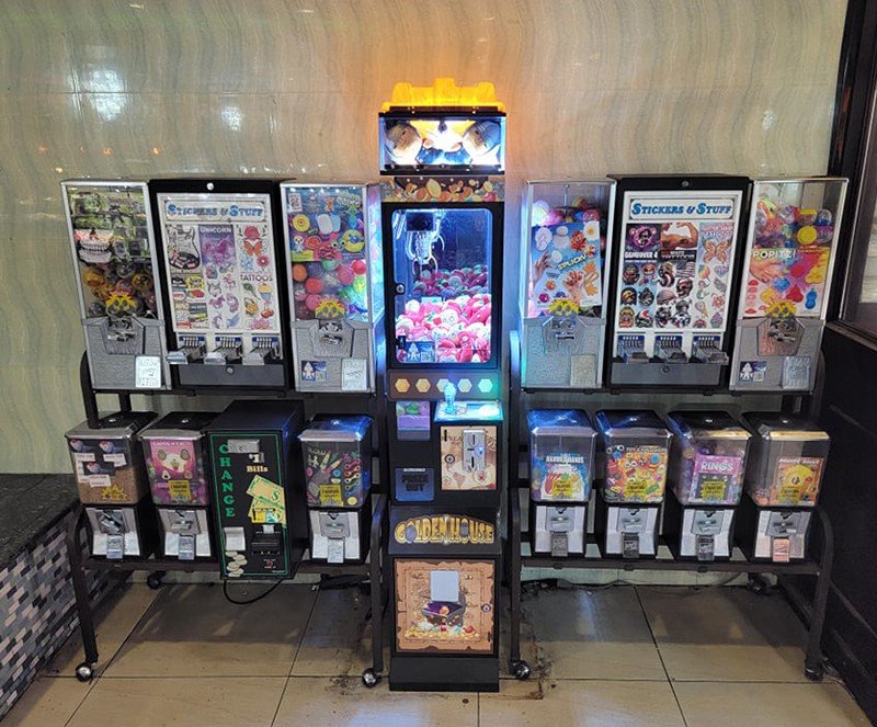 Arcade Games with Tattoo Vending Machines