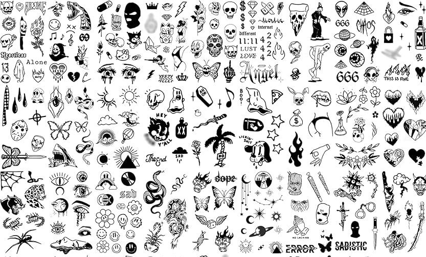 Tattoo Sticker Styles