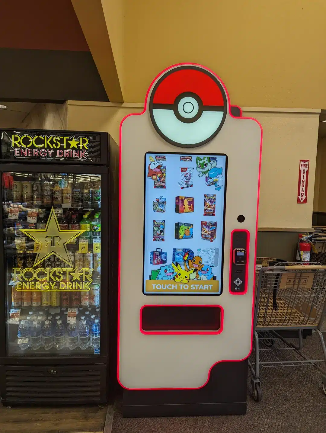 Pokemon vending machines