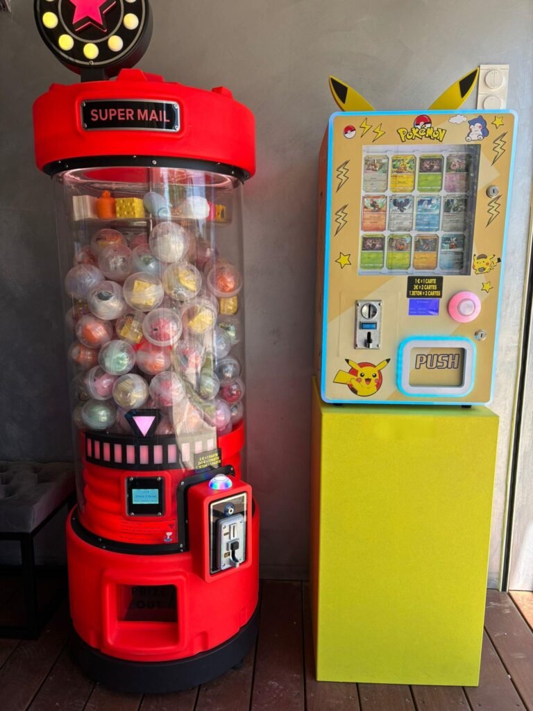 Pokémon vending machine in arcade store 2025