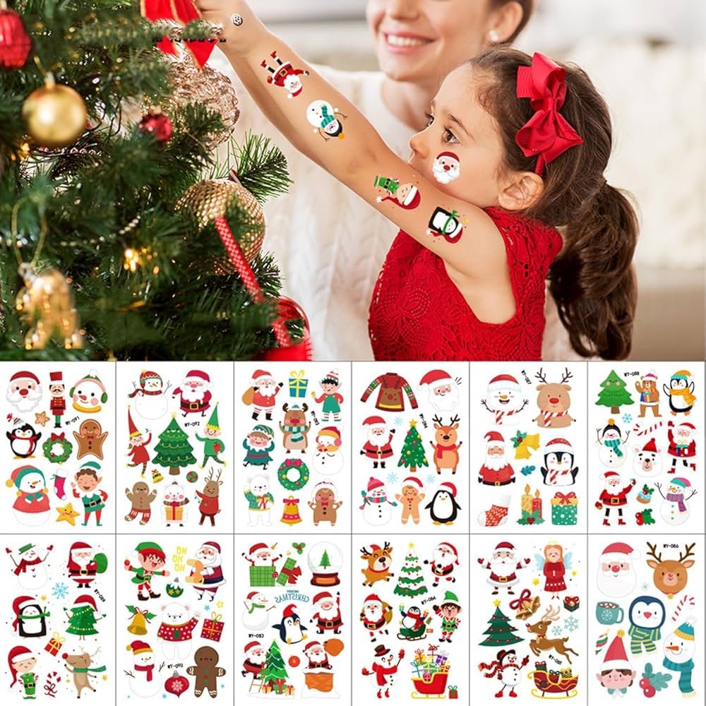 Tattoo stickers for Christmas