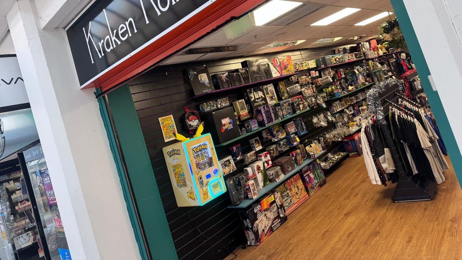 Pokemon vending machine placement in UK clients’ shop